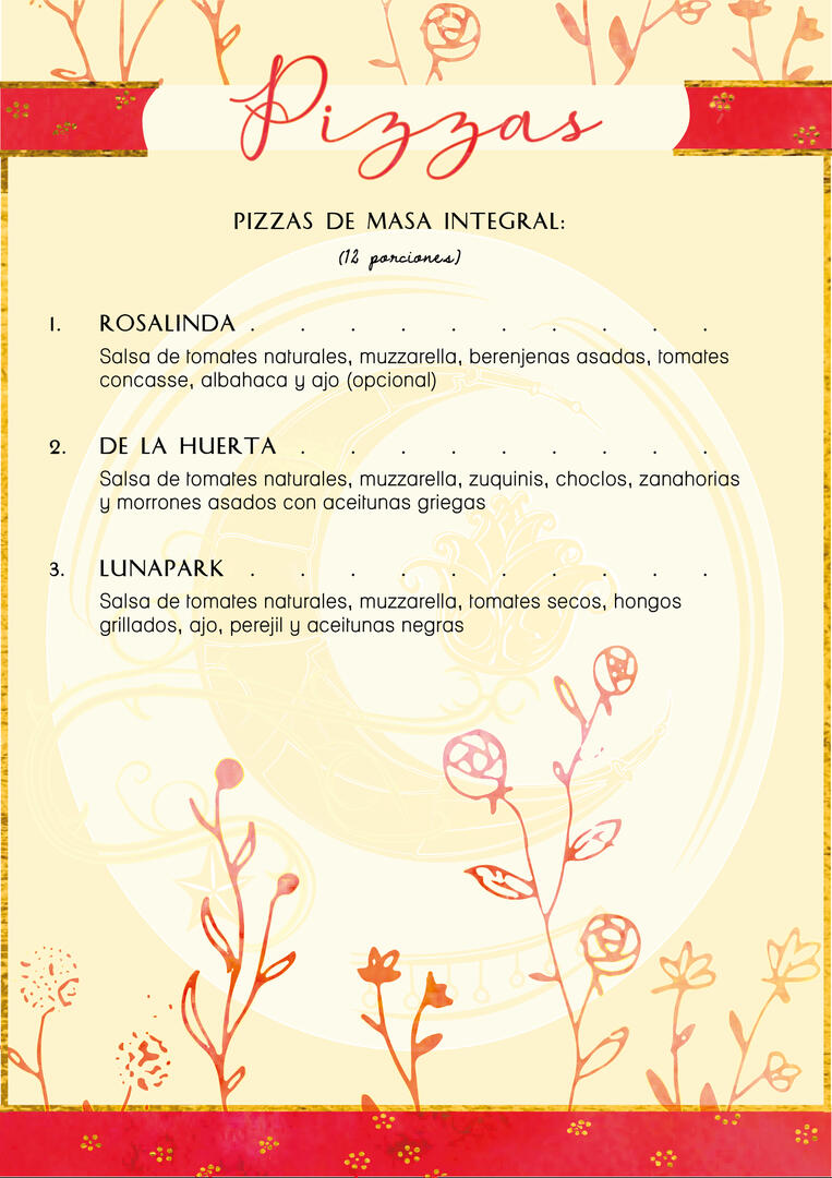 Menu design